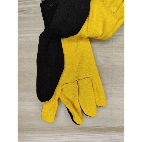 NFL Pittsburgh Steelers Adult Utility Work Garden Gloves Embroidered Logo C29 - Picture 5 of 5